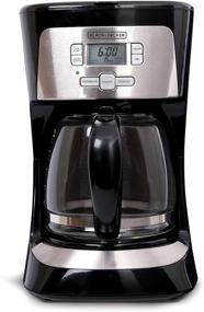 img 4 attached to ☕ BLACK+DECKER 12-Cup Programmable Coffee Maker in Sleek Black for a Perfect Brew