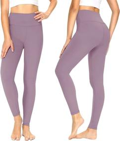 img 3 attached to Pack Leggings Women Waisted Through Outdoor Recreation for Hiking & Outdoor Recreation Clothing