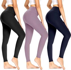 img 4 attached to Pack Leggings Women Waisted Through Outdoor Recreation for Hiking & Outdoor Recreation Clothing