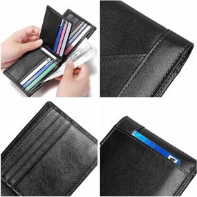 img 3 attached to 👔 Sleek Genuine Leather RFID Men's Wallets: The Ultimate Accessory for Men