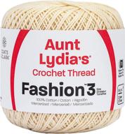 🧶 coats crochet thread in bridal white - fashionable crochet thread, size 3 logo