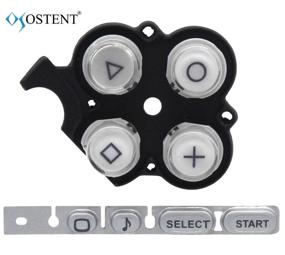 img 3 attached to 🎮 Enhance Your Gaming Experience with OSTENT Buttons Key Pad Set Repair Replacement - Silver, Compatible for Sony PSP 3000 Slim Console
