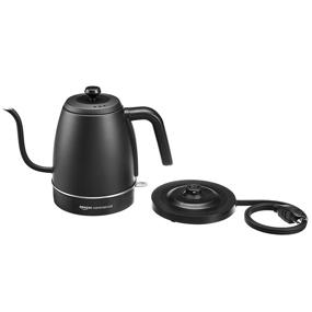 img 1 attached to 🔌 Black Stainless Steel Electric Gooseneck Kettle by AmazonCommercial: Ideal for Enhanced SEO