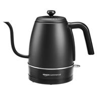 🔌 black stainless steel electric gooseneck kettle by amazoncommercial: ideal for enhanced seo логотип