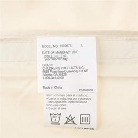 img 2 attached to 🛏️ Graco Dream Suite Bassinet Mattress Cover, Navajo - High-Quality, 8.6x0.98x6.3 Inch (1 Pack)