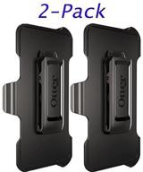 📱 otterbox replacement holster belt clips for galaxy s8 (only) defender case - black - 2 pack - designed for perfect fit and optimal protection logo