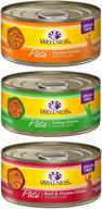 🐱 ultimate wellness complete health pate cat food variety bundle - 12 cans, 5 ounce each, 3 flavors logo