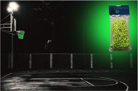 img 2 attached to 🏀 MCNICK & COMPANY Heavy Duty Glow in The Dark Outdoor Basketball Net Rim Hoop