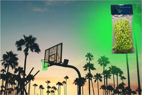 img 1 attached to 🏀 MCNICK & COMPANY Heavy Duty Glow in The Dark Outdoor Basketball Net Rim Hoop