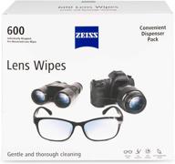 zeiss pre-moistened lens cleaning wipes: premium bulk pack of 600 count logo