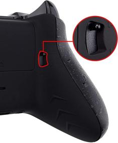 img 1 attached to 🎮 Enhanced eXtremeRate FlashShot Trigger Stop Kit for Xbox One S & One X Controller - Upgraded Back Shell, Textured Black Handle Grips, Hair Trigger - Compatible with Xbox One S X Controller Model 1708