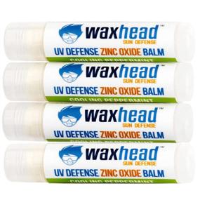 img 4 attached to Waxhead Zinc Oxide Lip Balm Sunscreen (4 Pack) - Broad Spectrum Lip Protection, Moisturizes and Nourishes Lips! Sunscreen Lip Balm with Peppermint Flavor