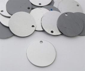 img 1 attached to RMP Stamping Blanks Round Aluminum Beading & Jewelry Making and Metal Stamping Tools