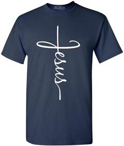 img 4 attached to 🙏 Large Shop4Ever Jesus Cross T-shirt