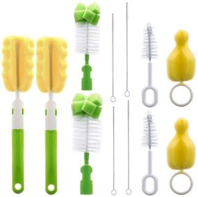 img 4 attached to 6-in-1 Bottle Brush Cleaner Set - Ideal for Cups, Sports Bottles, Baby Bottles, and More!