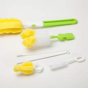 img 1 attached to 6-in-1 Bottle Brush Cleaner Set - Ideal for Cups, Sports Bottles, Baby Bottles, and More!