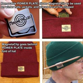 img 3 attached to 🧲 MagnetaClip: Innovative Magnetic Hat Clip Pencil Holder for Standard and Carpenter Pencils