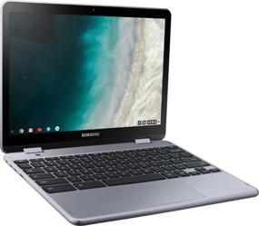 img 2 attached to 🔍 Samsung Plus 2-in-1 Chromebook: 12.2" Touch-Screen, Intel Celeron, 4GB RAM, 32GB Storage - Stealth Silver