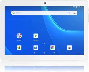 img 4 attached to 📱 10 Inch Android Tablet, 5G WiFi, 16GB Storage, Google Certified, Android 8.1 Go, Dual Camera, Bluetooth, GPS - Silver