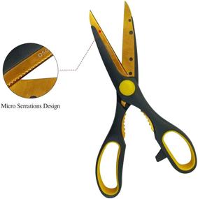 img 1 attached to ✂️ Versatile Titanium Soft Grip Household Scissors for Multiple Uses