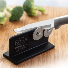 img 2 attached to 🔪 Улучшенный SEO: Ножеточилка Rada Cutlery Quick Edge - произведена в США с колесами из нержавеющей стали