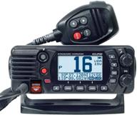 📻 top-rated standard horizon gx1400gb vhf radio in sleek black - small size for easy handling logo