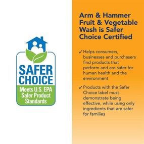 img 2 attached to Arm & Hammer Fruit & Vegetable Wash: Effective Produce Cleaner Spray, 16.9oz - Pack of 1