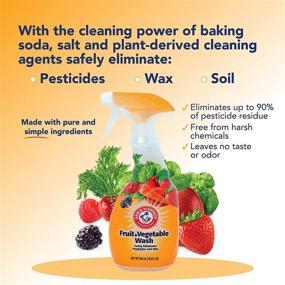 img 3 attached to Arm & Hammer Fruit & Vegetable Wash: Effective Produce Cleaner Spray, 16.9oz - Pack of 1