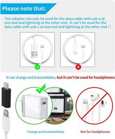 img 3 attached to ⚡️ 3Pack Lightning Female to USB-C Male Adapter: Fast Charging for Samsung Galaxy S20 Ultra, Google Pixel, LG, iPad Pro, and More