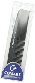 img 1 attached to 🔀 Comare Hard Rubber Styling Dressing Comb - High Quality 9 Inch Comb for Precise Hair Styling, 1.6 Ounce Weight