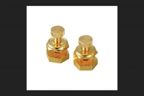 img 1 attached to 🔧 Johnson Level &amp; Tool 405 Stair/Square Gauge Set – 2/Card, Brass Plated, Pack of 2