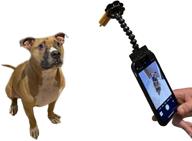 📸 smartphone attachment for pet selfies: dog and cat selfie stick with treat holder - capture perfect photos, grab attention, and train your pets! compatible with all smartphones (with case) logo