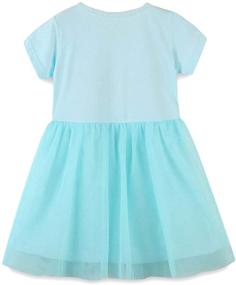 img 3 attached to HILEELANG Summer Sleeve Uniform Dresses: Stylish Girls' Clothing