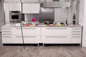 img 1 attached to 🧹 Efficient Cleaning with Casabella Get a Grip Long Handle Dish Brush - White