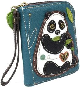 img 1 attached to Chala Panda Zip Around Wallet Wristlet