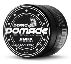 img 4 attached to Bossman Beard Pomade: Ultimate Hold and Moisture for Hair, Beard, and Moustache - Made in USA (Unscented)