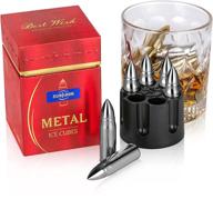 🥃 stainless steel whiskey stone 6xl – ideal gifts for dad on father's day, christmas, birthday – unique stocking stuffers and cool gadgets for men, father, husband, boyfriend – chilling ice cubes box logo