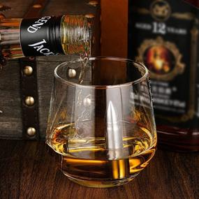 img 1 attached to 🥃 Stainless Steel Whiskey Stone 6XL – Ideal Gifts for Dad on Father's Day, Christmas, Birthday – Unique Stocking Stuffers and Cool Gadgets for Men, Father, Husband, Boyfriend – Chilling Ice Cubes Box