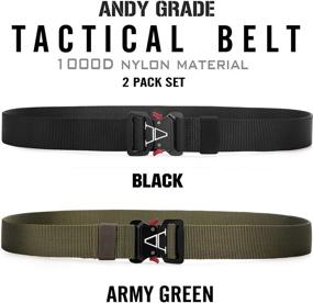 img 3 attached to 🎖️ Tactical Adjustable Military Men's Accessories by ANDY GRADE