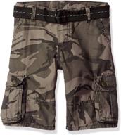 👖 fashion cargo shorts for boys - wrangler authentics logo