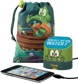 img 1 attached to 🐊 Swampy the Alligator: Portable Rechargeable Speaker & Carrying Case for MP3 Players, iPhone, iPad - DW-M63