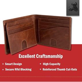 img 1 attached to Bull Guard Blocking Genuine Leather Men's Accessories in Wallets, Card Cases & Money Organizers