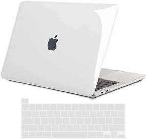 img 4 attached to 📦 TECOOL Crystal Clear MacBook Pro 13 Inch Case (2016-2020 Release) with Keyboard Cover - Slim Hard Shell Cover for MacBook Pro 13 Touch Bar | Model: A2338 M1 A2289 A2251 A2159 A1989 A1706