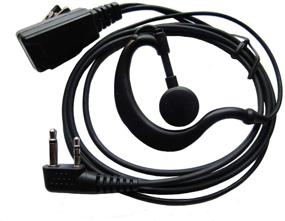 img 3 attached to 🎧 Top-rated G Shape Earpiece for Icom Radio IC-V8 V80 V80E V82 V85 F4026 F3G F4G F11 F11S F14 F14S F21 F21S F24 F24S – Earhook Headset with High-quality Mic 2 PIN