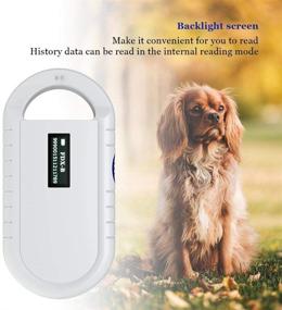 img 3 attached to 🐾 Portable Handheld Pet Microchip Scanner – Rechargeable RFID Reader for Animal Chip ID – Universal Mini with OLED Screen – ISO 11784/11785, FDX-B, ID64 Compatible