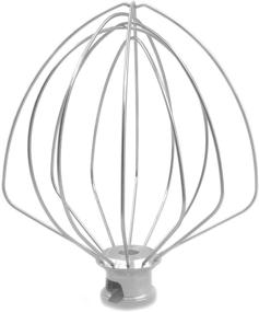 img 3 attached to 🥚 KitchenAid Stand Mixer Accessory Replacement - KN256WW 6 QT Stainless Steel Wire Whip: Ideal for Egg Cream Stirring, Cake Making, and Mayonnaise Whisking