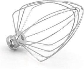 img 2 attached to 🥚 KitchenAid Stand Mixer Accessory Replacement - KN256WW 6 QT Stainless Steel Wire Whip: Ideal for Egg Cream Stirring, Cake Making, and Mayonnaise Whisking