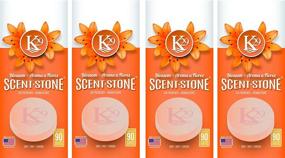 img 3 attached to Sterling Teal K16001-4 K29 'Blossom' Stone Air Freshener - Pack of 4: Long-lasting Fragrance for a Fresh Home