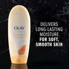 img 2 attached to 🧴 Olay Body Wash with Shea & Manuka Honey - Ultimate Moisture, 18 fl oz (Pack of 4)