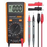 proster lcr meter - multimeter tester for capacitance, resistance, inductance measurement with lcd display and over-range indicator logo